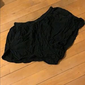 John Galt flowy black shorts!